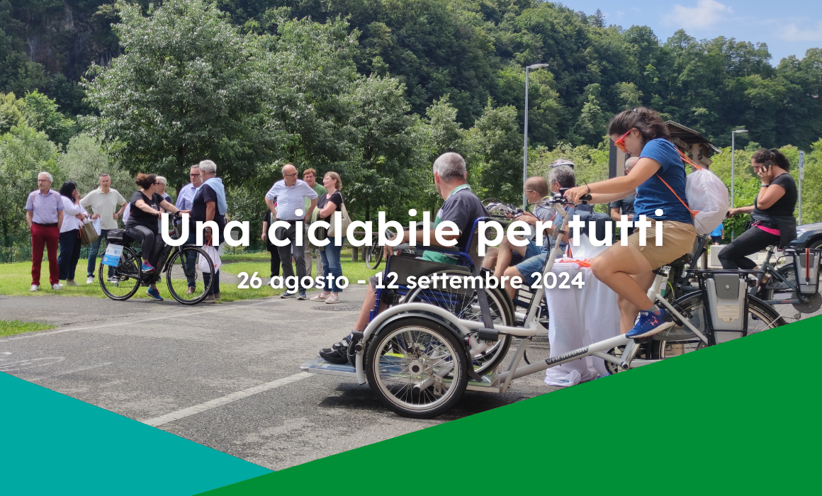 Evento 26 agosto GAL Valle Brembana progetto Orobikeando - A Lenna due settimane per sperimentare i tandem per persone con disabilità